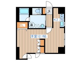 レガート東区役所前B棟の物件間取画像